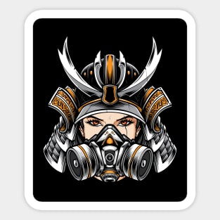 Japanese Samurai Art Street Sticker